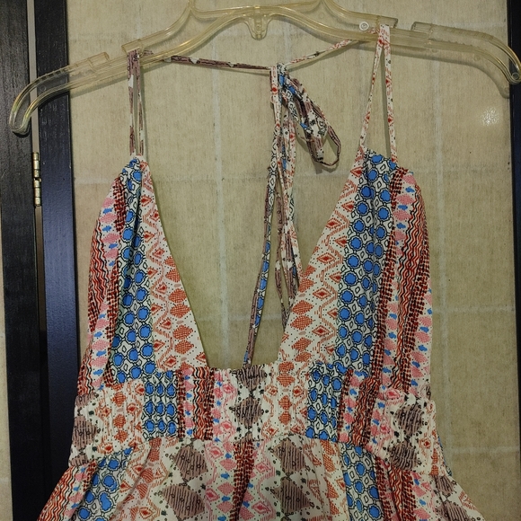 Lulu's Halter Maxi Length Dress Size L - Picture 3 of 16